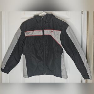Boy's Hooded Rainjacket.  Size 8